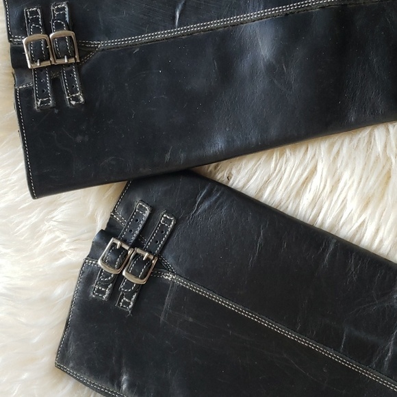 Fluevog Bond GirlTall Boots with Buckles Discontinued Size 5.5 - Picture 5 of 11